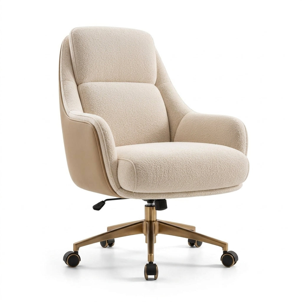Quandbx™ Upholstered Swivel Office Chair