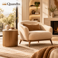 Quandbx™ Bouclé Accent Lounge Chair